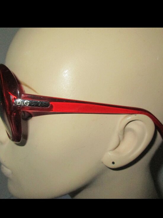 Vintage 2000\'s Oversized Dolce & Gabbana D&G Red Sunglasses Made In Italy main image 5